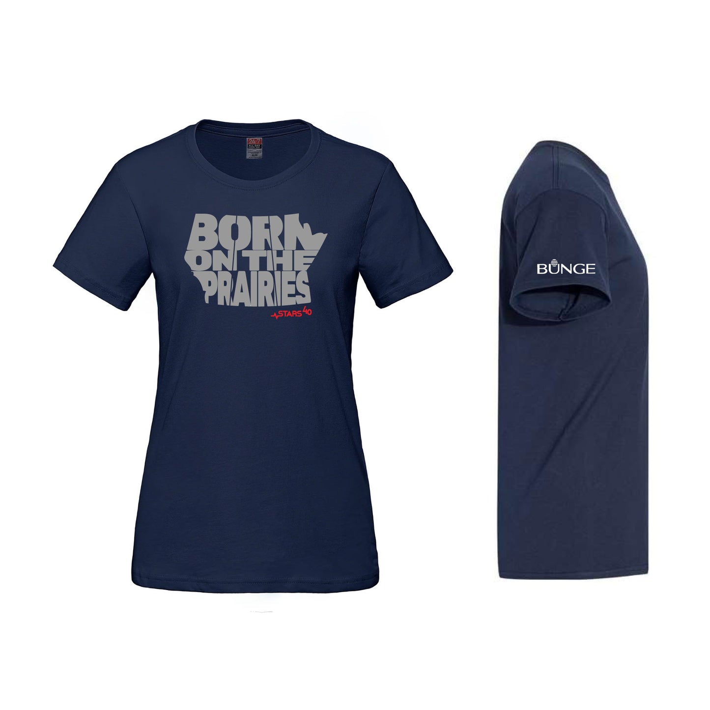 STARS/Bunge Born on the Prairies T Shirt Women's