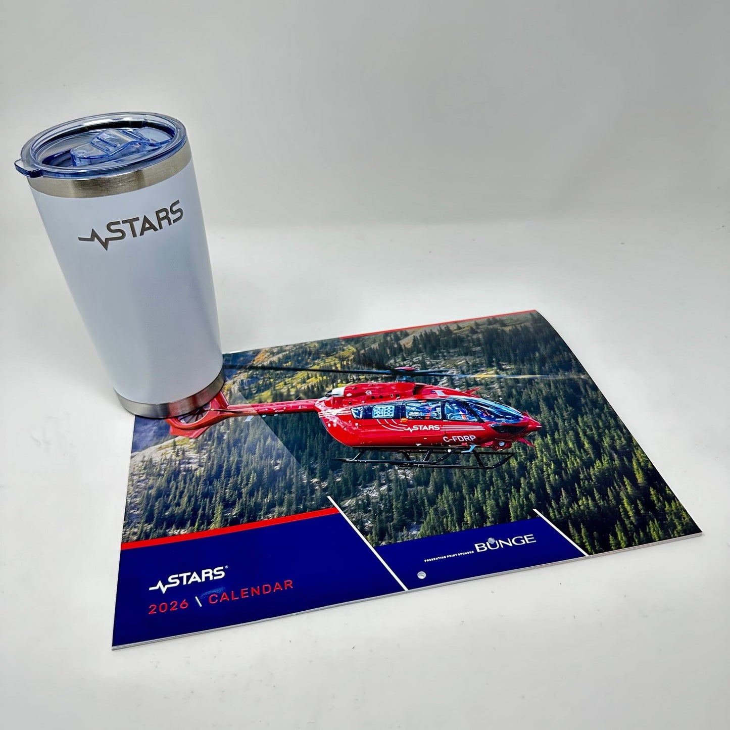 2026 Calendar& STARS/Bunge Travel Mug Bundle