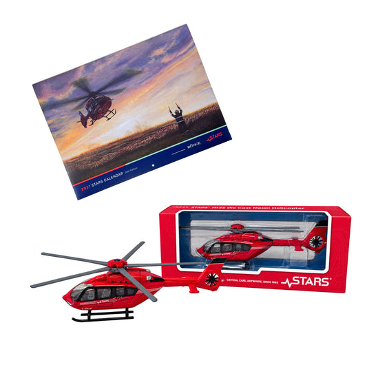 2027 Calendar & H145 Toy Helicopter Bundle